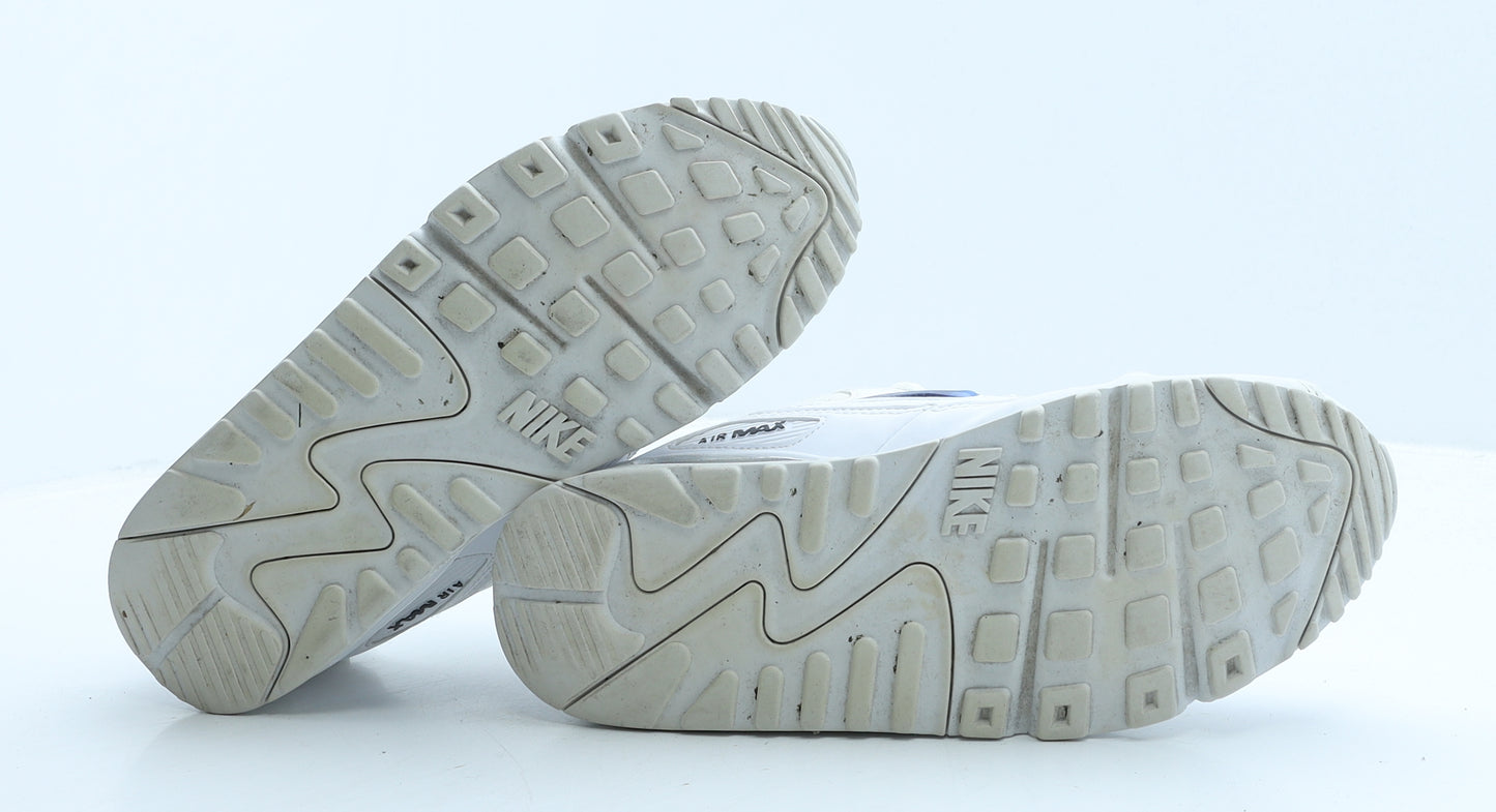 Nike Womens White Leather Trainer UK 6.5 40.5 - Nike Air Max