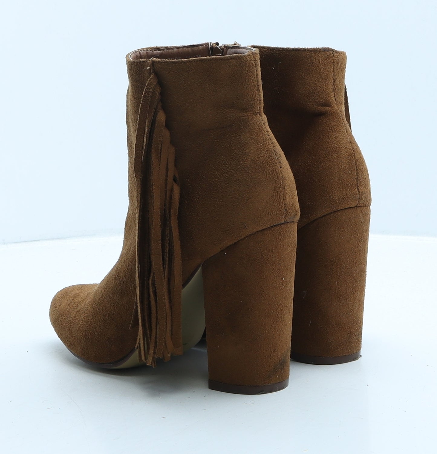 Atmosphere Womens Brown Suede Bootie Boot UK 4 37