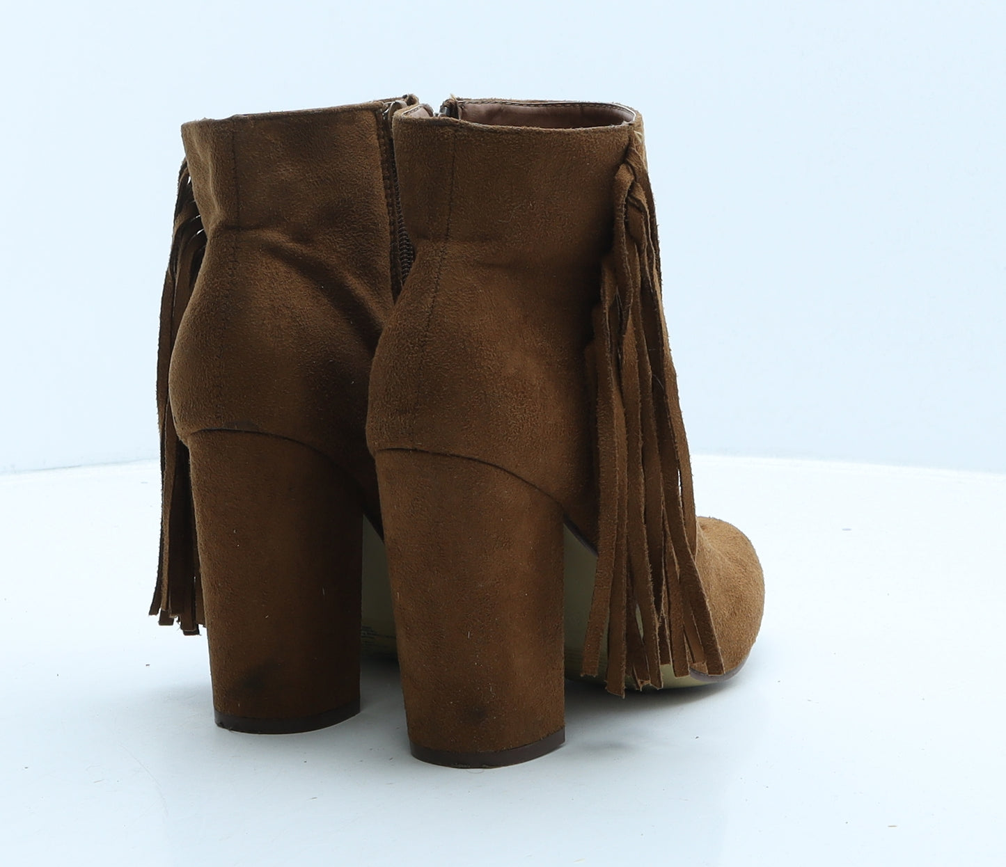 Atmosphere Womens Brown Suede Bootie Boot UK 4 37