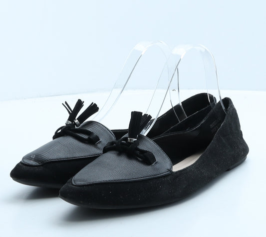 Primark Womens Black Suede Ballet Flat UK 7 40