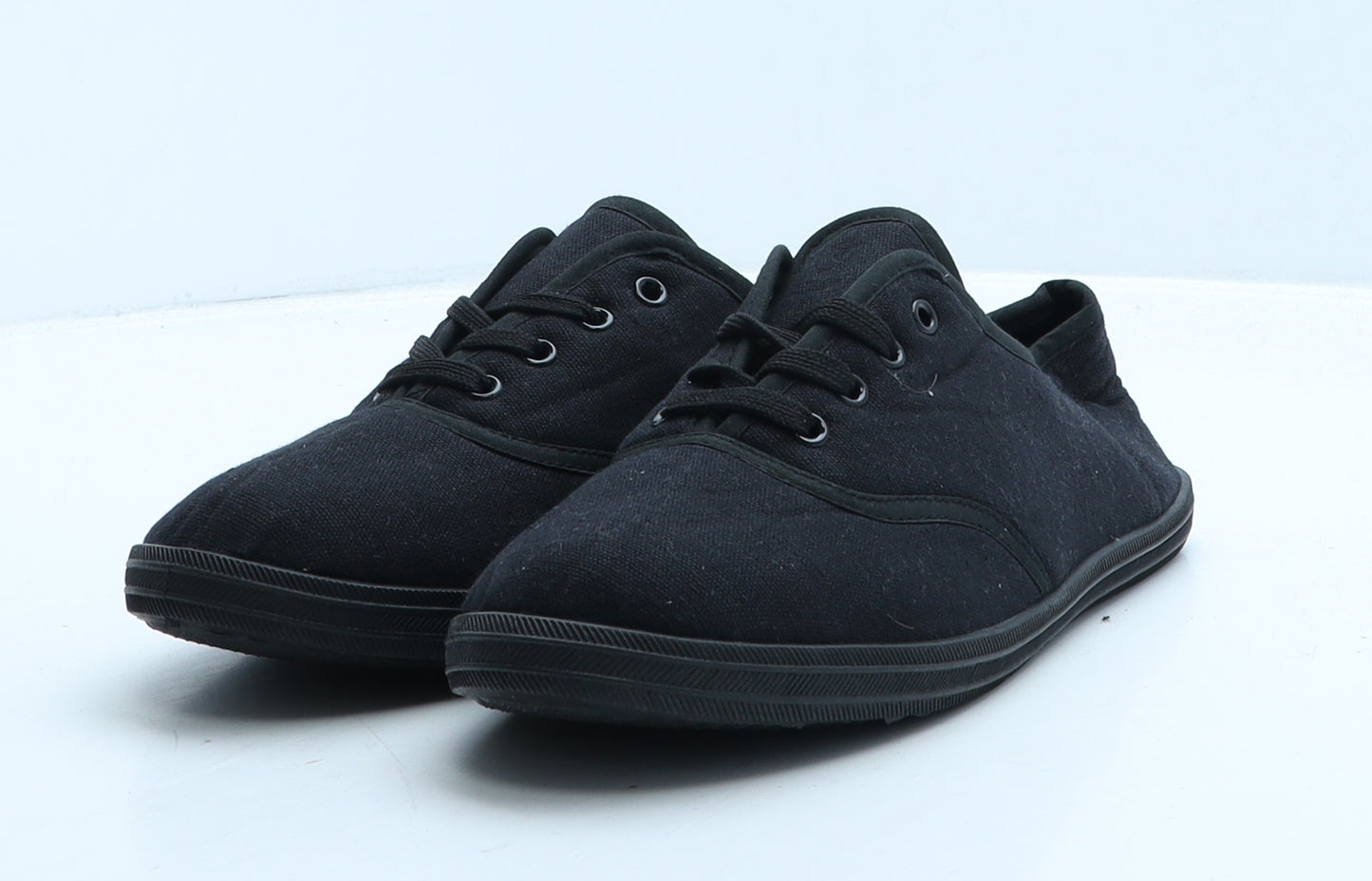 BLU Womens Black Fabric Trainer UK 7
