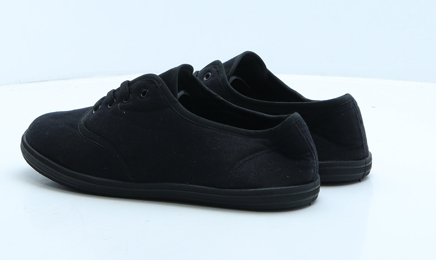 BLU Womens Black Fabric Trainer UK 7