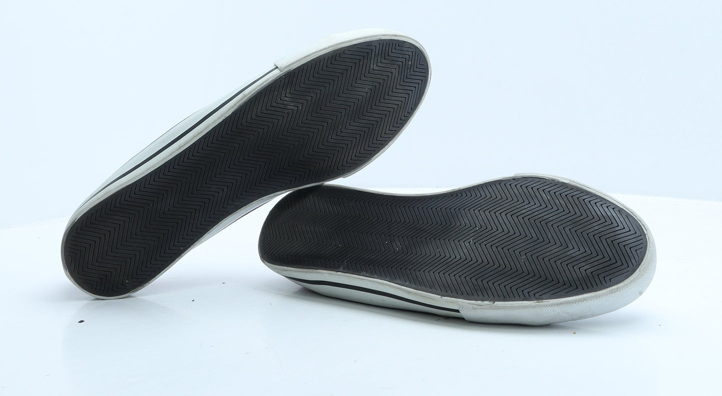 F&F Mens Red Fabric Trainer UK 11 46