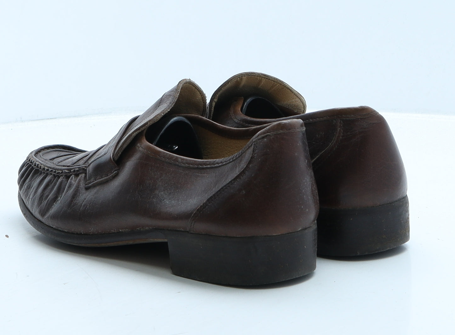 Hepworths Mens Brown Leather Loafer Casual UK 8 42