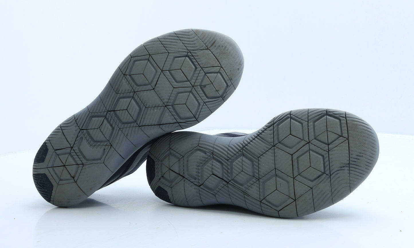 Nike Mens Blue Geometric Fabric Trainer UK 7 41 - Flex Contact