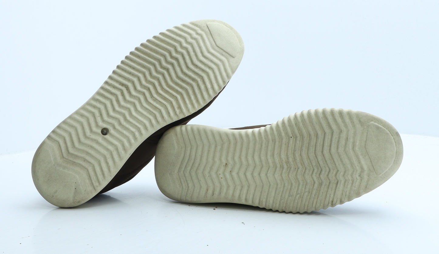 TU Mens Brown Suede Trainer Casual UK 10