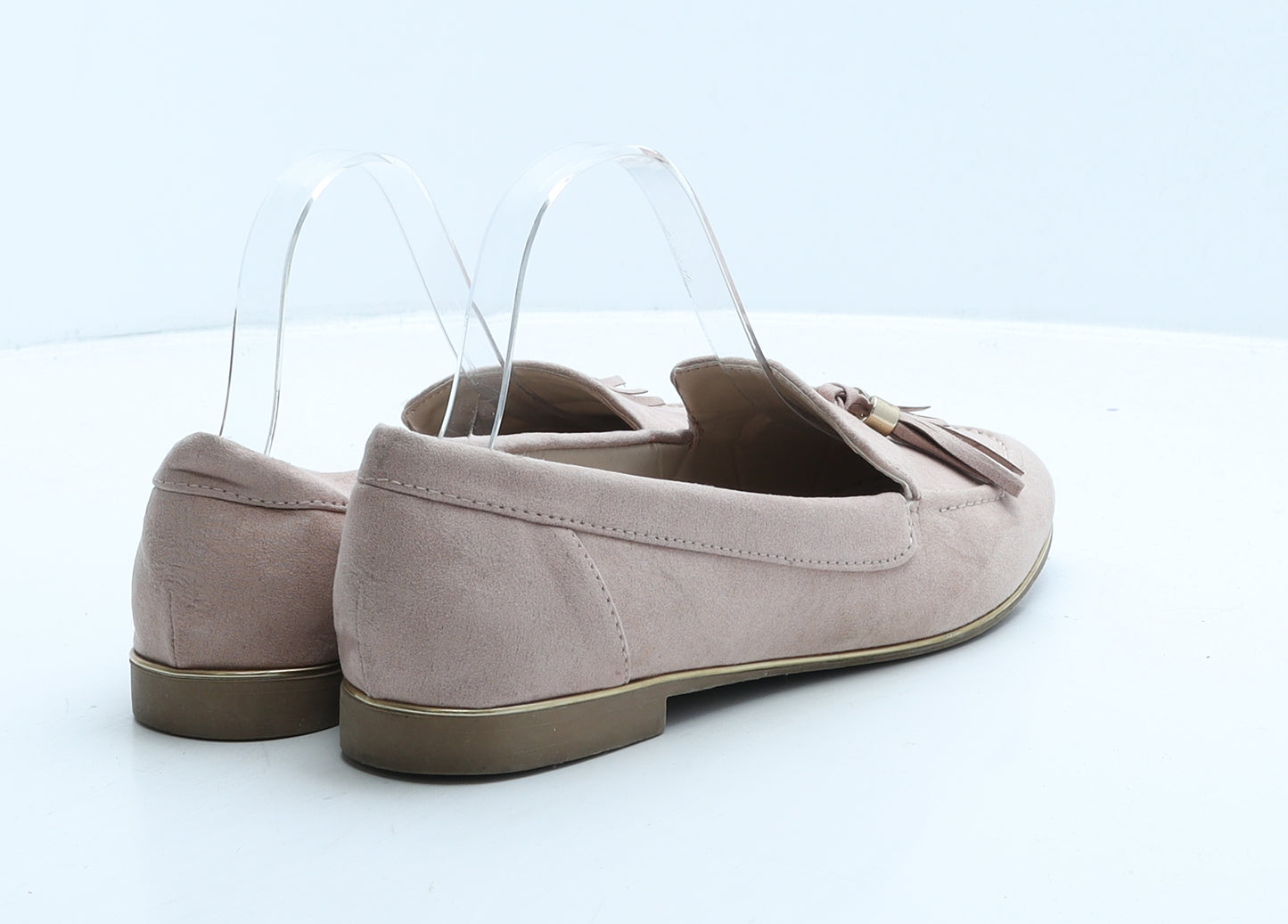 Primark Womens Pink Suede Loafer Casual UK 5 38