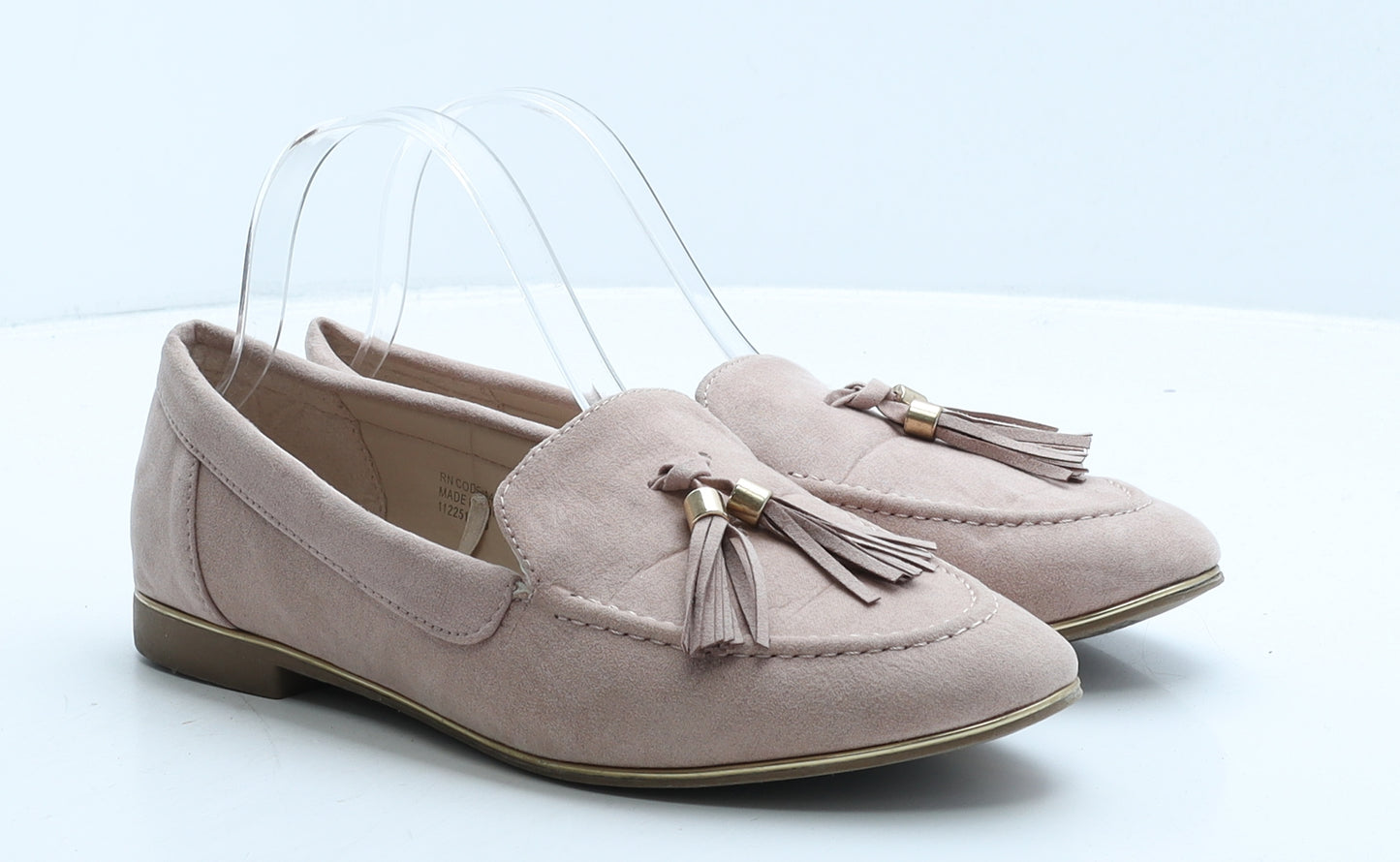 Primark Womens Pink Suede Loafer Casual UK 5 38