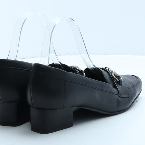 Van-Dal Womens Black Leather Court Heel UK 5.5