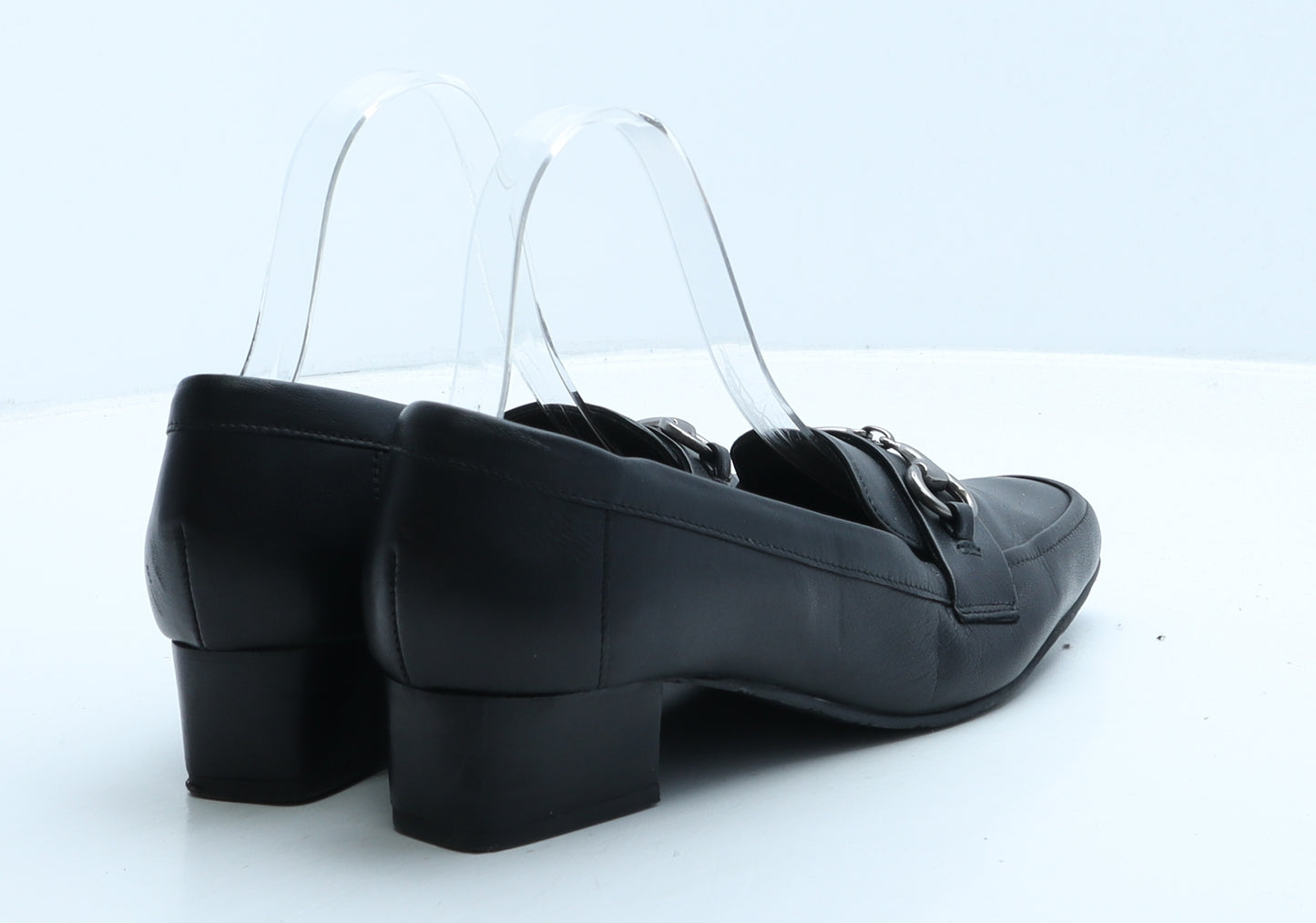 Van-Dal Womens Black Leather Court Heel UK 5.5