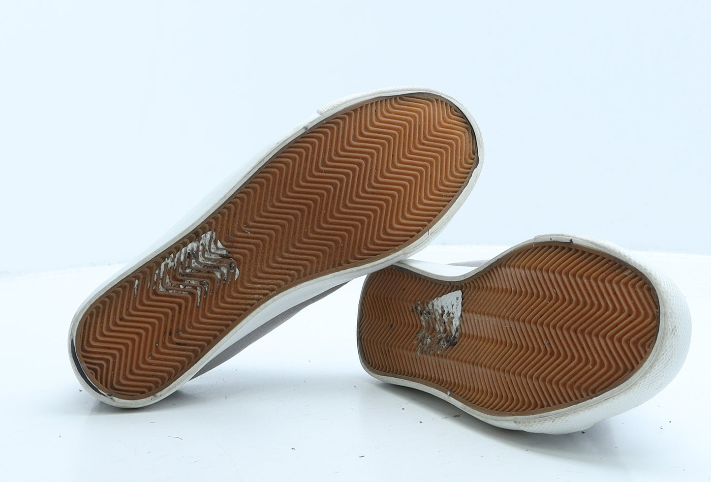 Simply Be Womens Grey Fabric Trainer UK 5