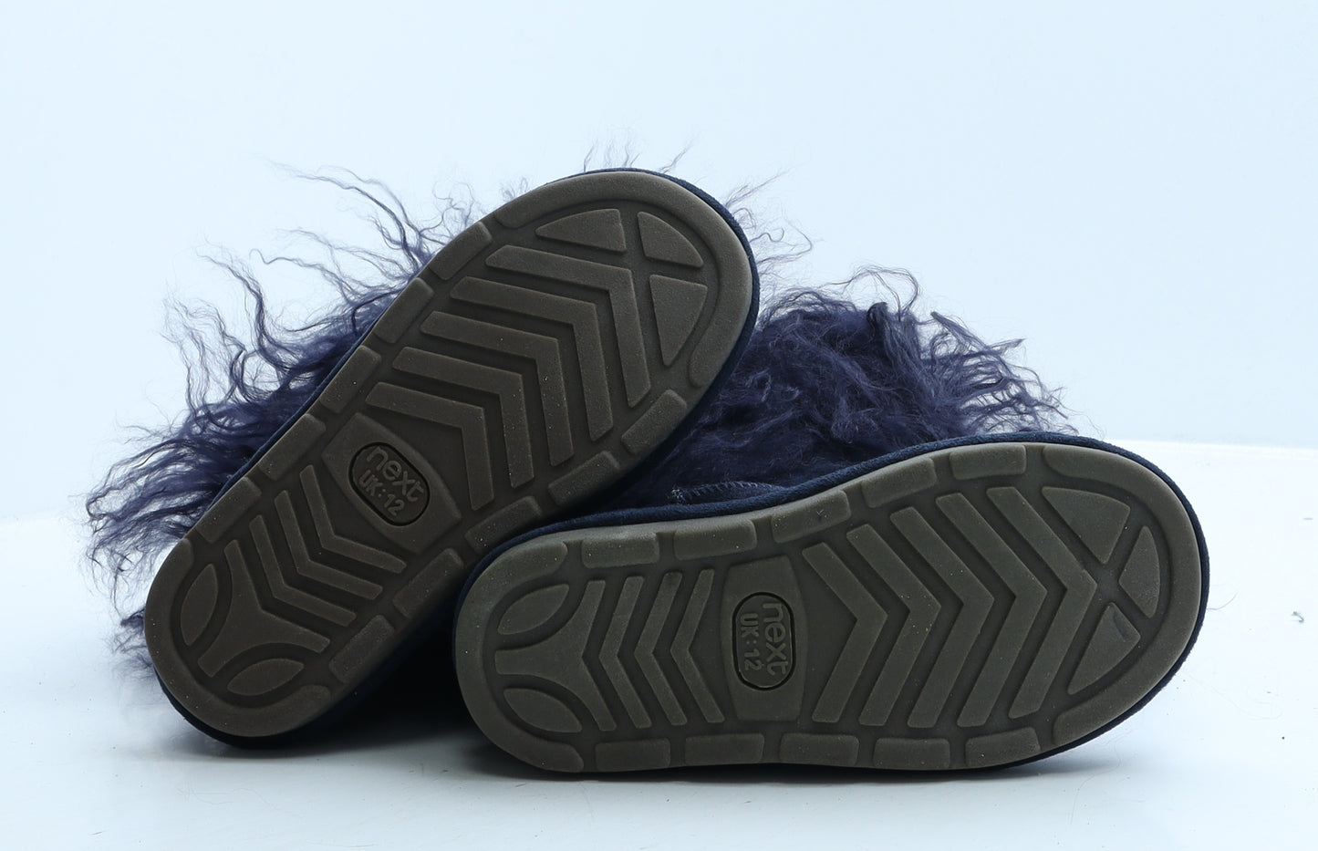 NEXT Womens Purple Suede Shearling Style Boot UK 12