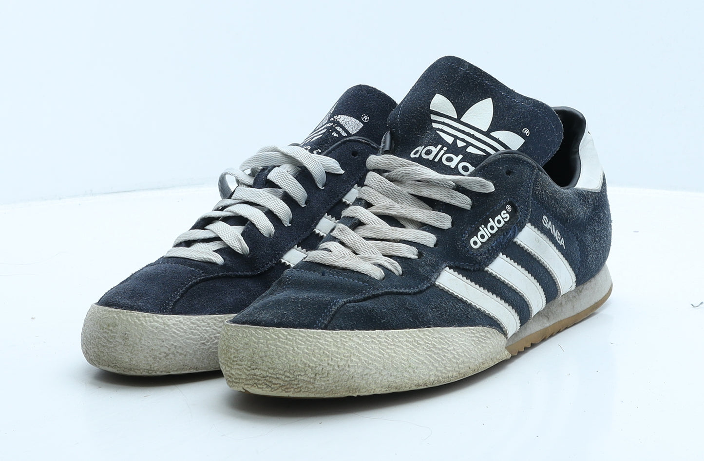 adidas Mens Blue Suede Trainer UK 9 43.5 - Samba