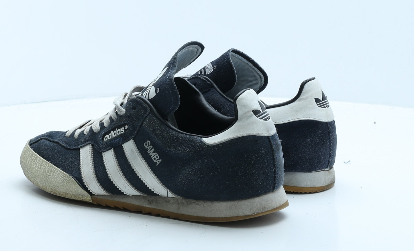 adidas Mens Blue Suede Trainer UK 9 43.5 - Samba