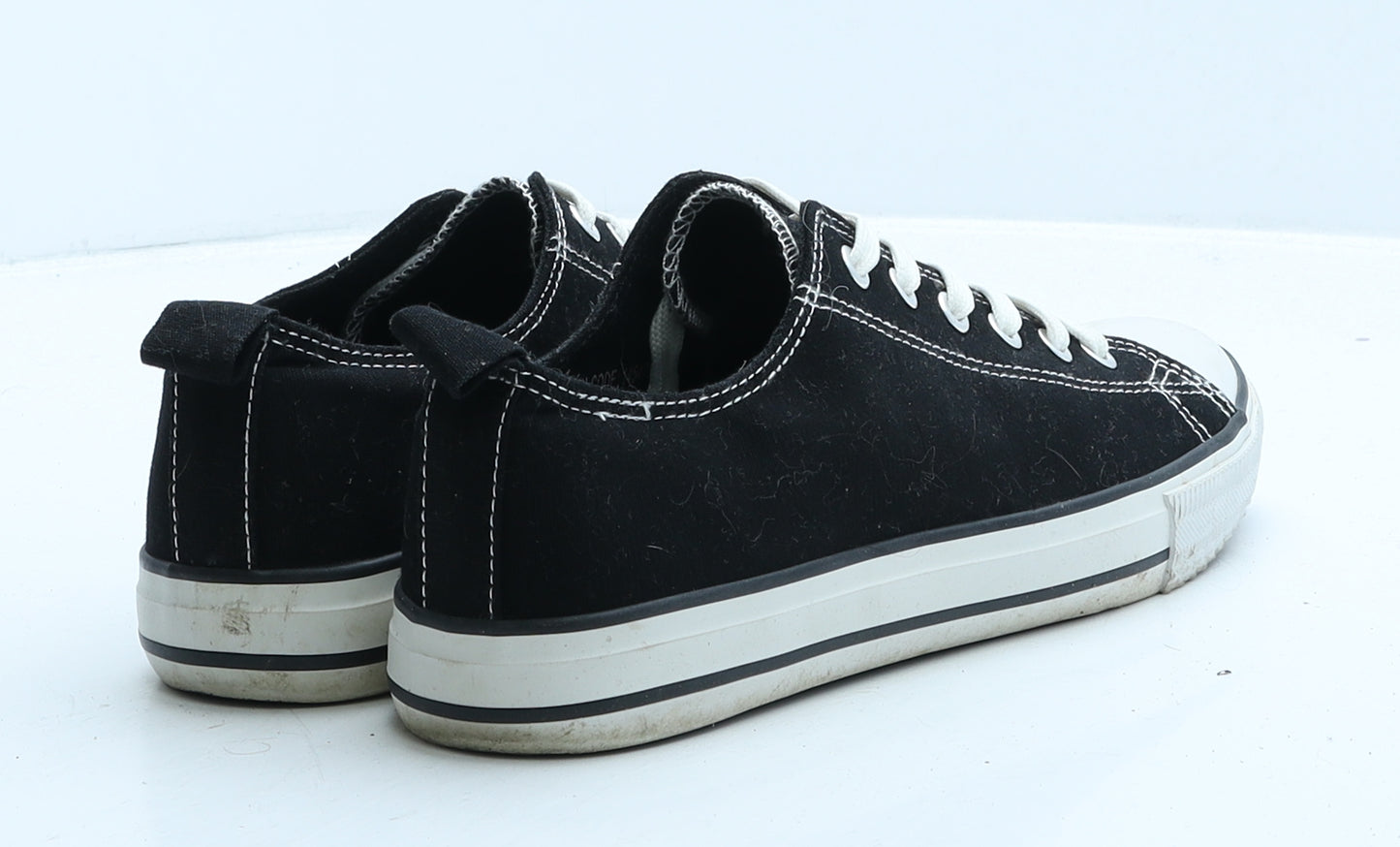 Primark Womens Black Fabric Trainer UK 6 39