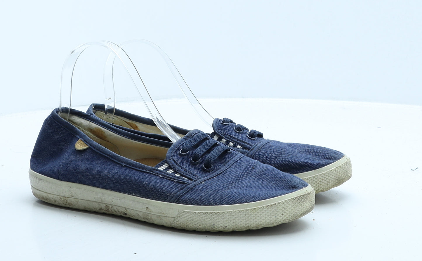 Hotter Womens Blue Fabric Trainer Casual UK 6