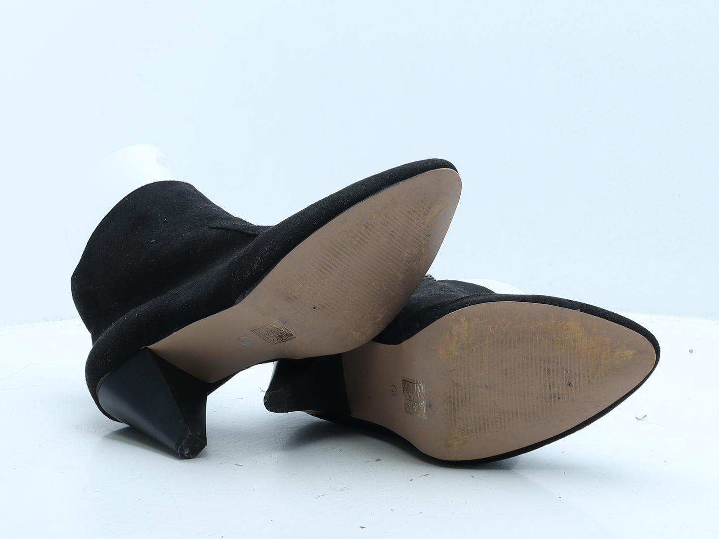 Truffle Collection Womens Black Suede Bootie Boot UK 8 41