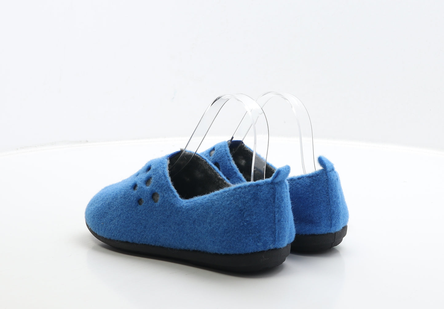 Padders Womens Blue Polyester Loafer Slipper UK