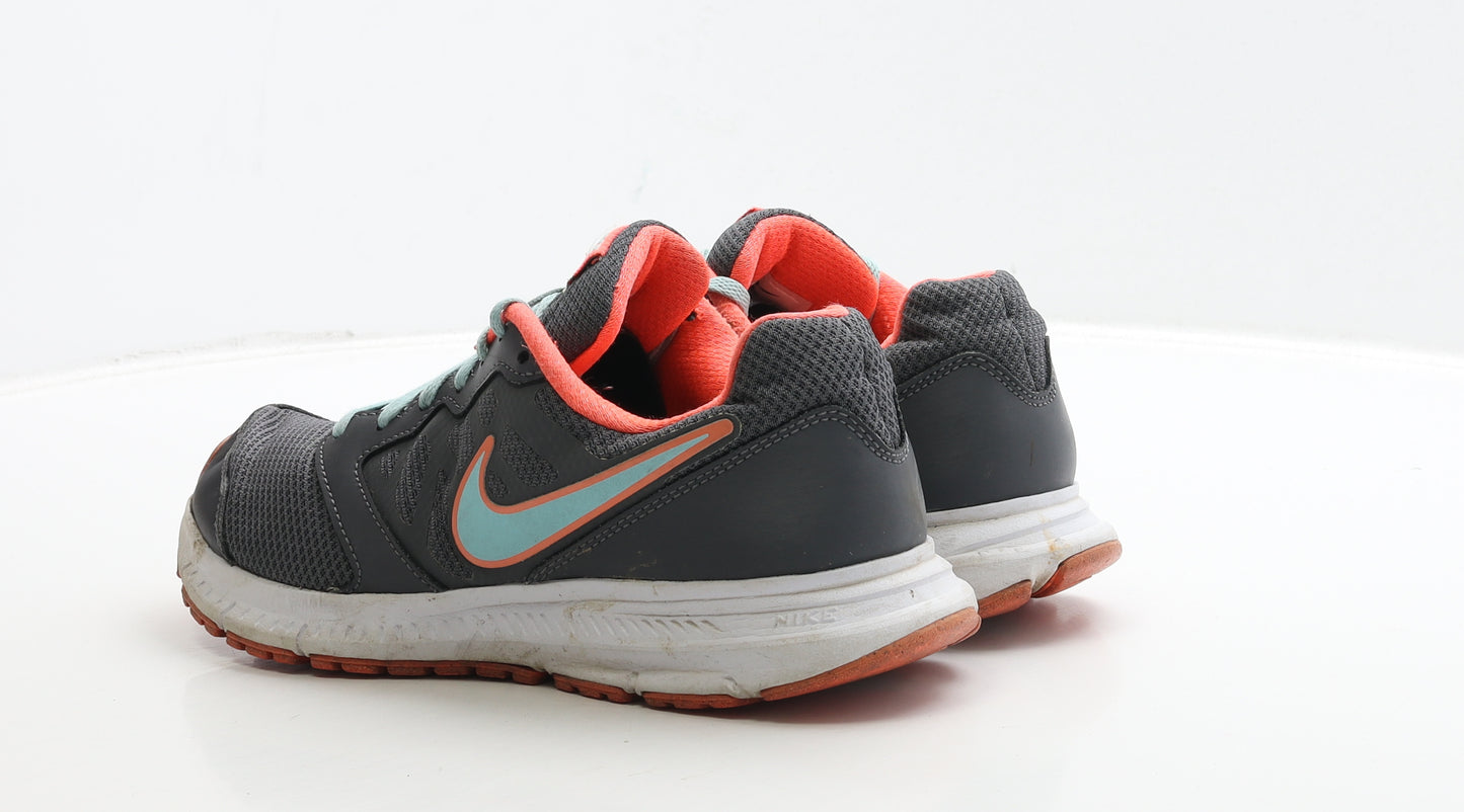 Nike Womens Grey Polyester Trainer UK 6.5 40.5 - Downshifter 6