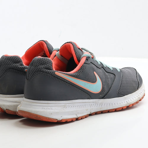 Nike Womens Grey Polyester Trainer UK 6.5 40.5 - Downshifter 6
