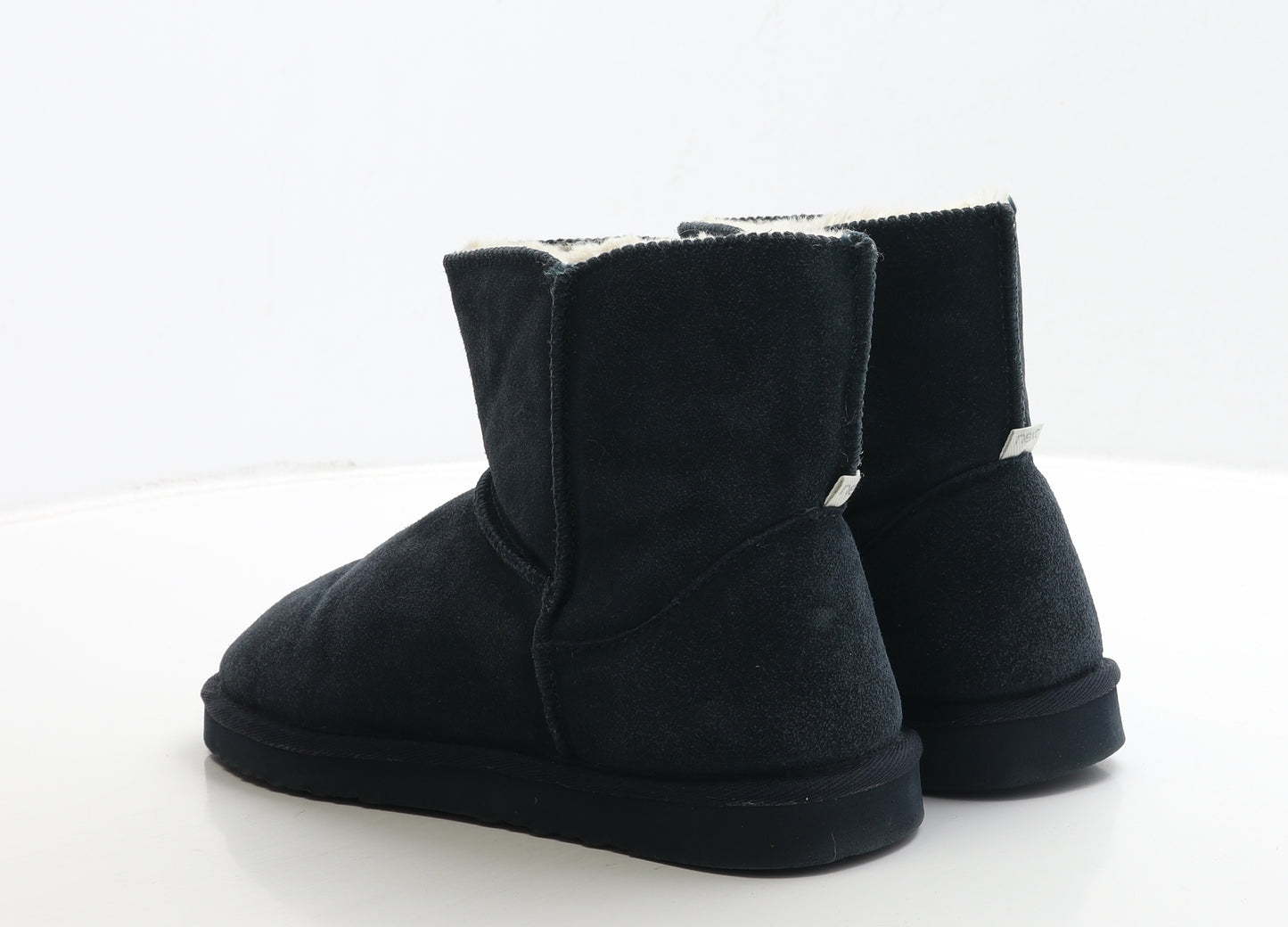NEXT Womens Blue Suede Shearling Style Boot UK 6 39