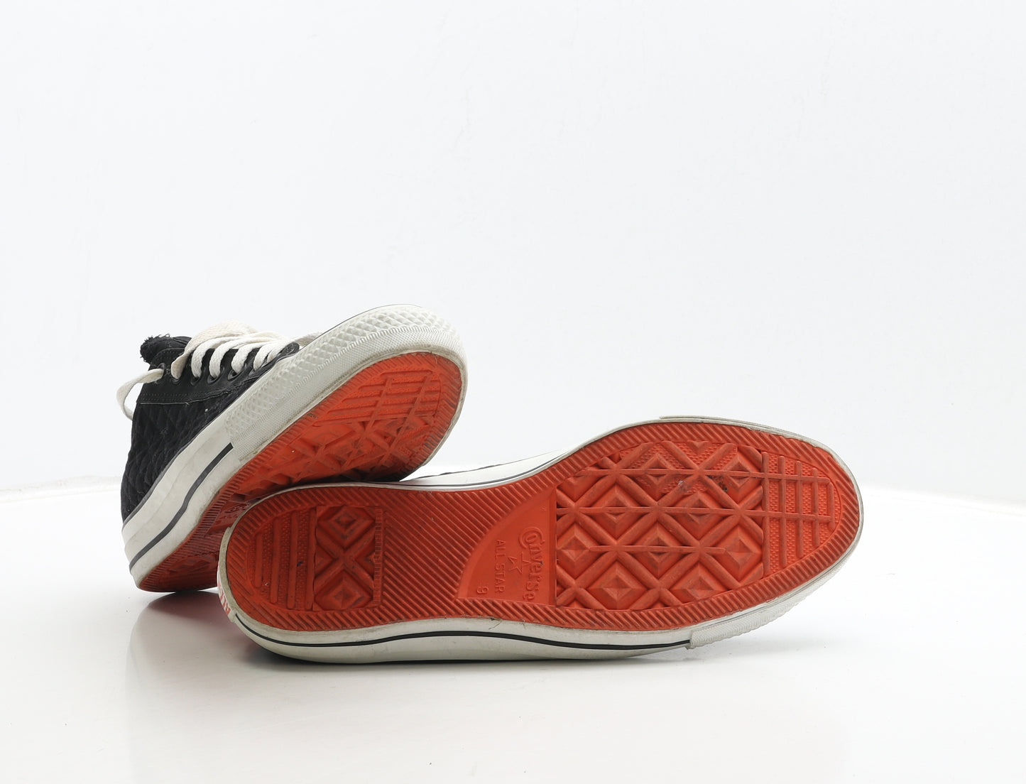 Converse Mens Black Polyester Trainer UK 9 - All Star