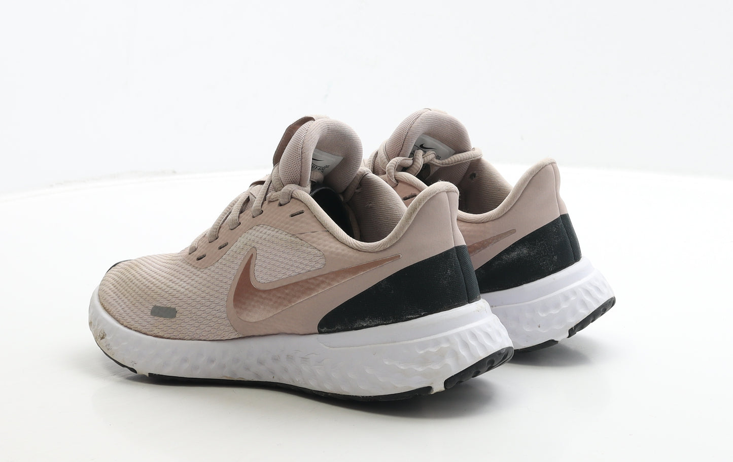 Nike Womens Pink Polyester Trainer UK 3 36