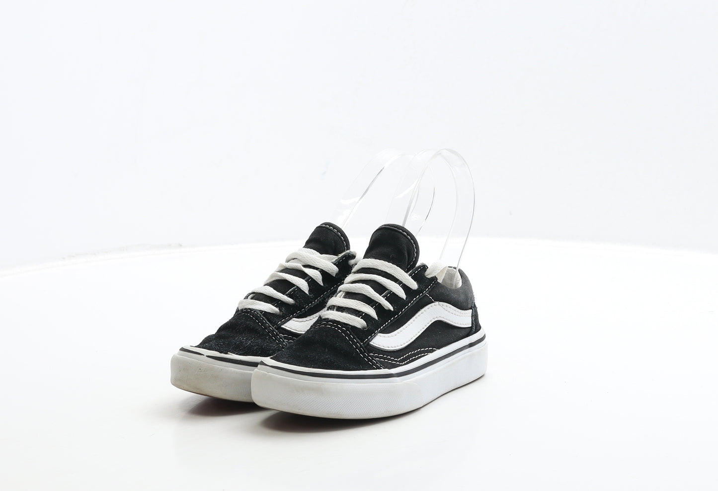 VANS Boys Black Suede Trainer UK 10 27