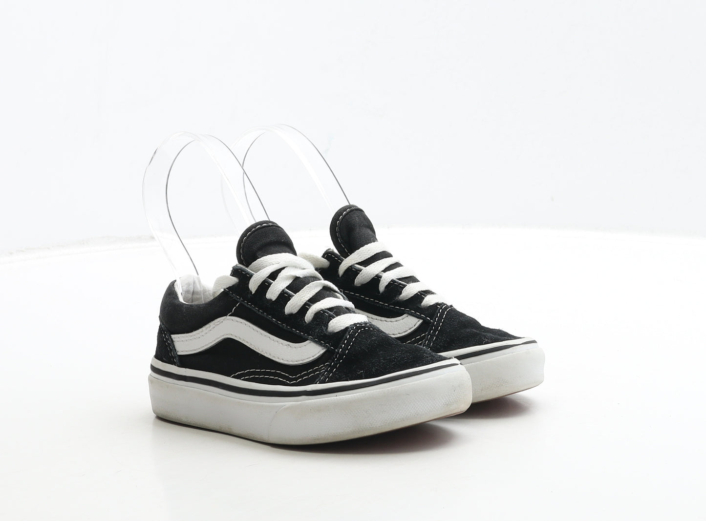 VANS Boys Black Suede Trainer UK 10 27