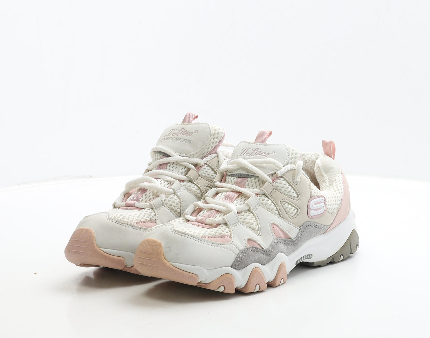 Skechers Womens Multicoloured Polyester Trainer UK 5 38 - D'Lites 2