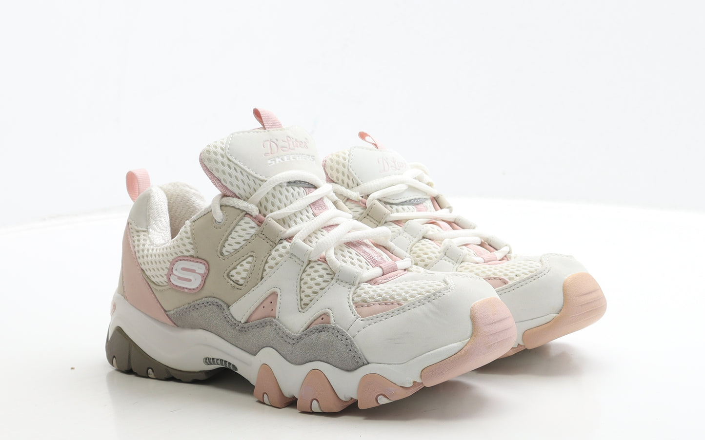 Skechers Womens Multicoloured Polyester Trainer UK 5 38 - D'Lites 2