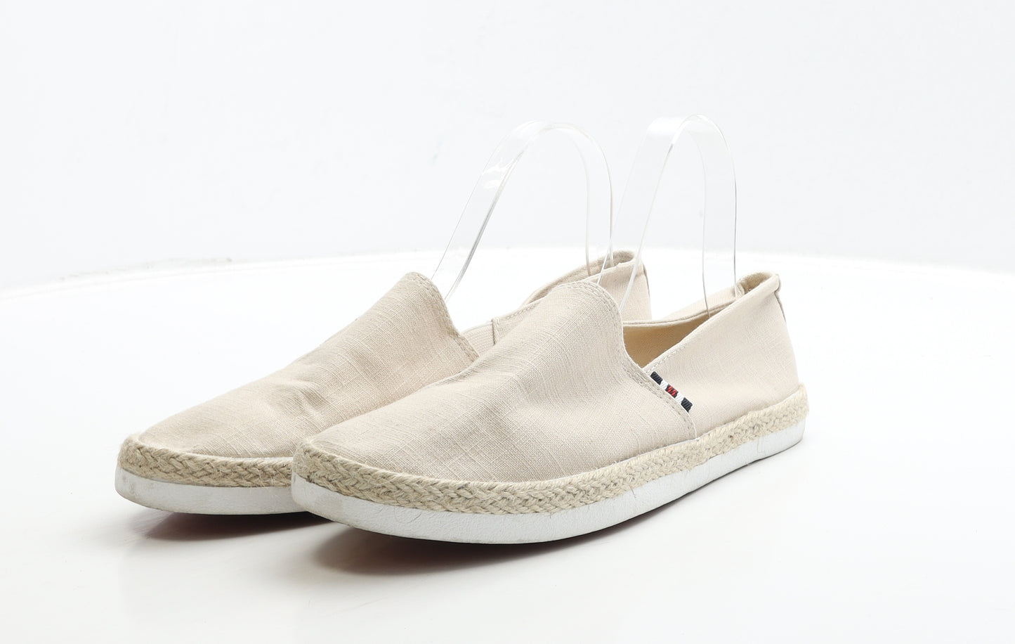 Primark Mens Beige Fabric Loafer Casual UK 8 42