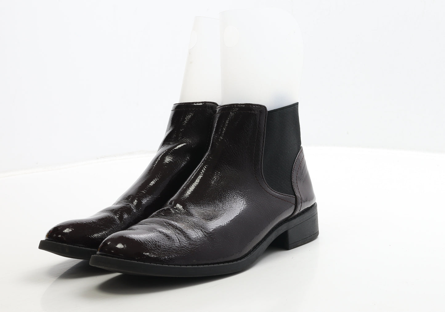 George Womens Red Polyester Chelsea Boot UK 5 38