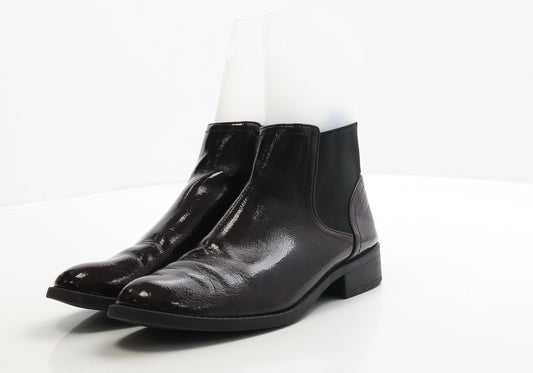 George Womens Red Polyester Chelsea Boot UK 5 38