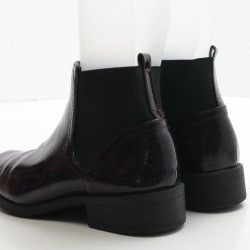 George Womens Red Polyester Chelsea Boot UK 5 38