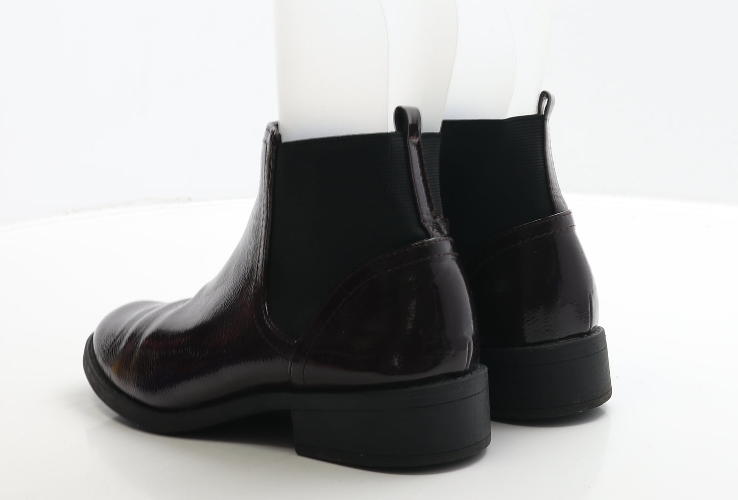 George Womens Red Polyester Chelsea Boot UK 5 38