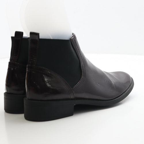 George Womens Red Polyester Chelsea Boot UK 5 38