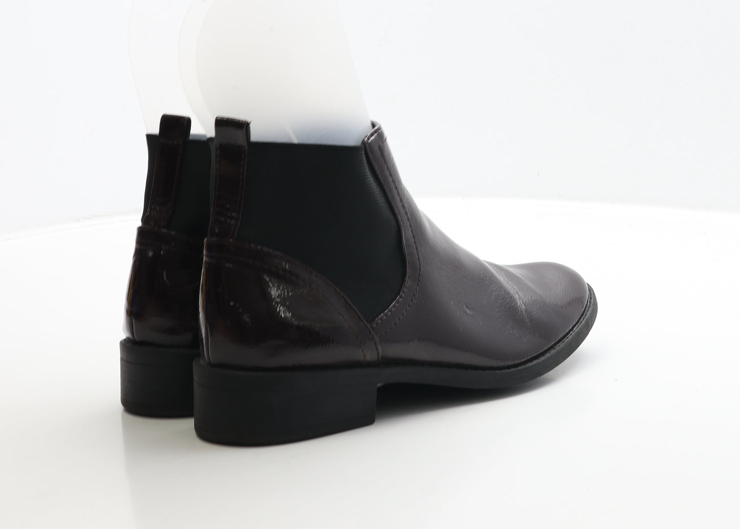 George Womens Red Polyester Chelsea Boot UK 5 38