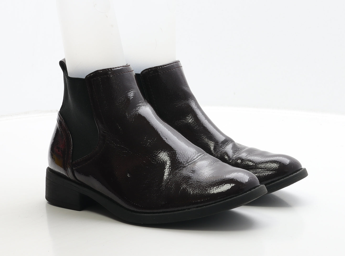 George Womens Red Polyester Chelsea Boot UK 5 38