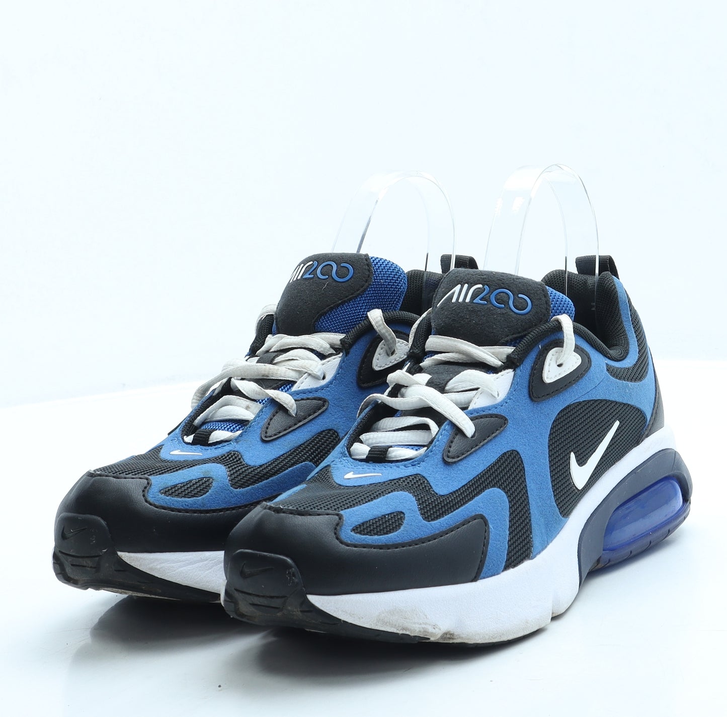 Nike Boys Blue Polyester Trainer UK 4.5 37.5 - Air Infinity