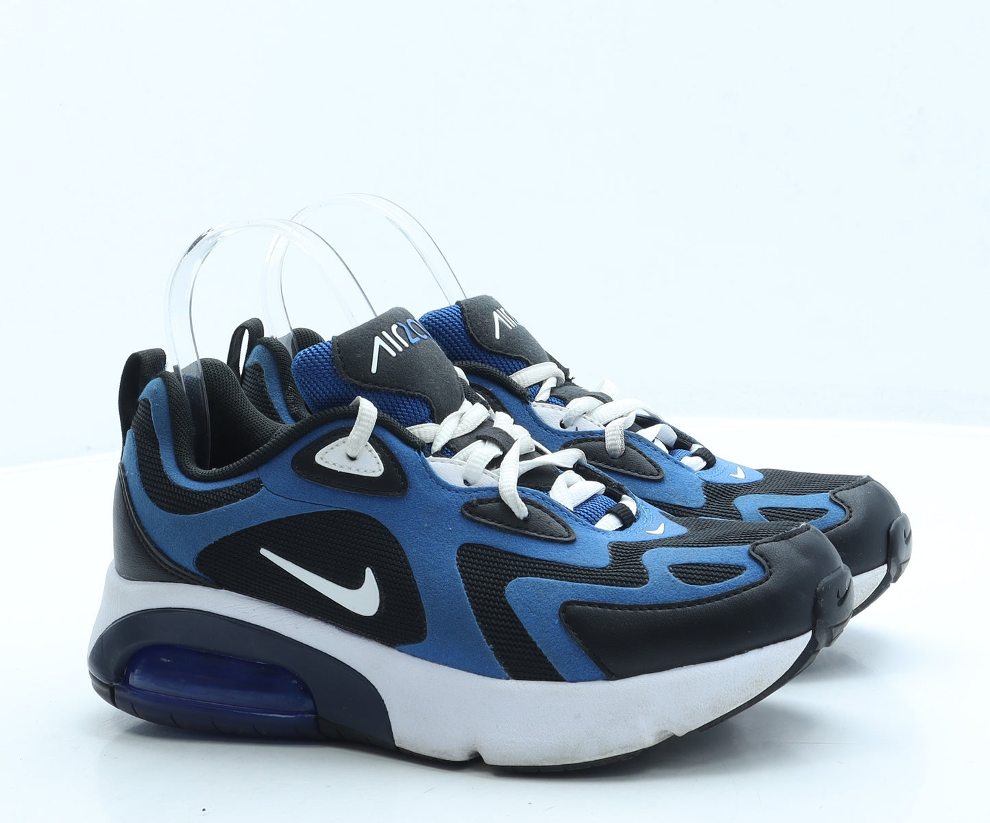 Nike Boys Blue Polyester Trainer UK 4.5 37.5 - Air Infinity