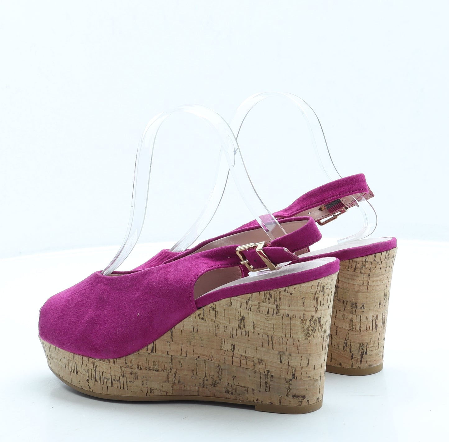 NEXT Womens Purple Suede Slingback Heel UK 5 38