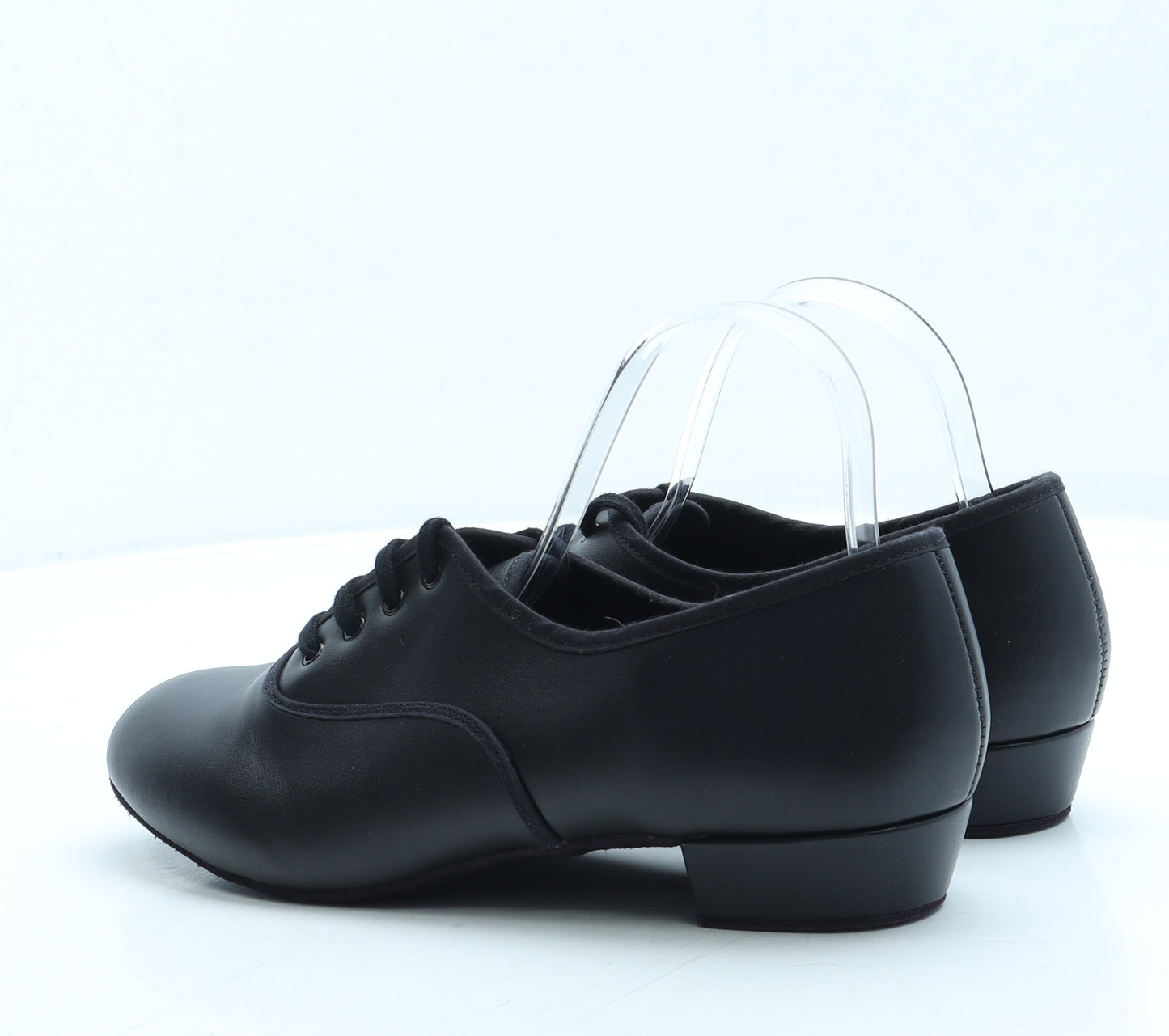 Kat2 Womens Black Leather Slip On Flat UK 7 - Dance