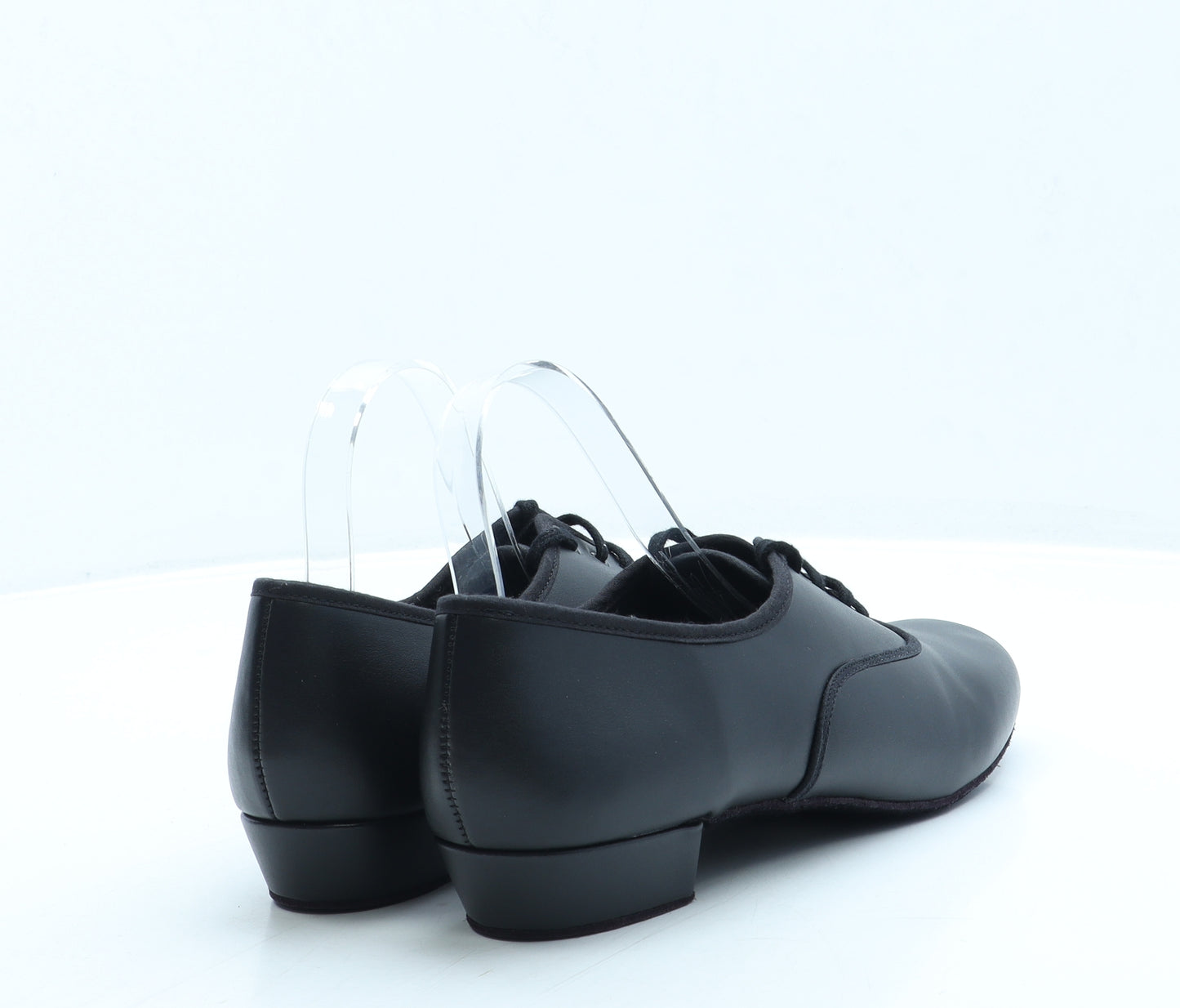 Kat2 Womens Black Leather Slip On Flat UK 7 - Dance