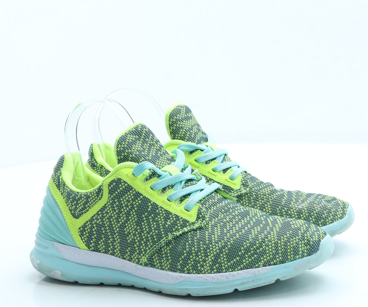 NX Sport Womens Green Polyester Trainer UK 5 38