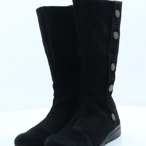 Levi's Womens Black Suede Bootie Boot UK 5 38