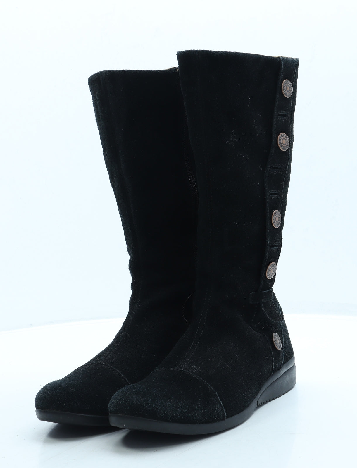 Levi's Womens Black Suede Bootie Boot UK 5 38