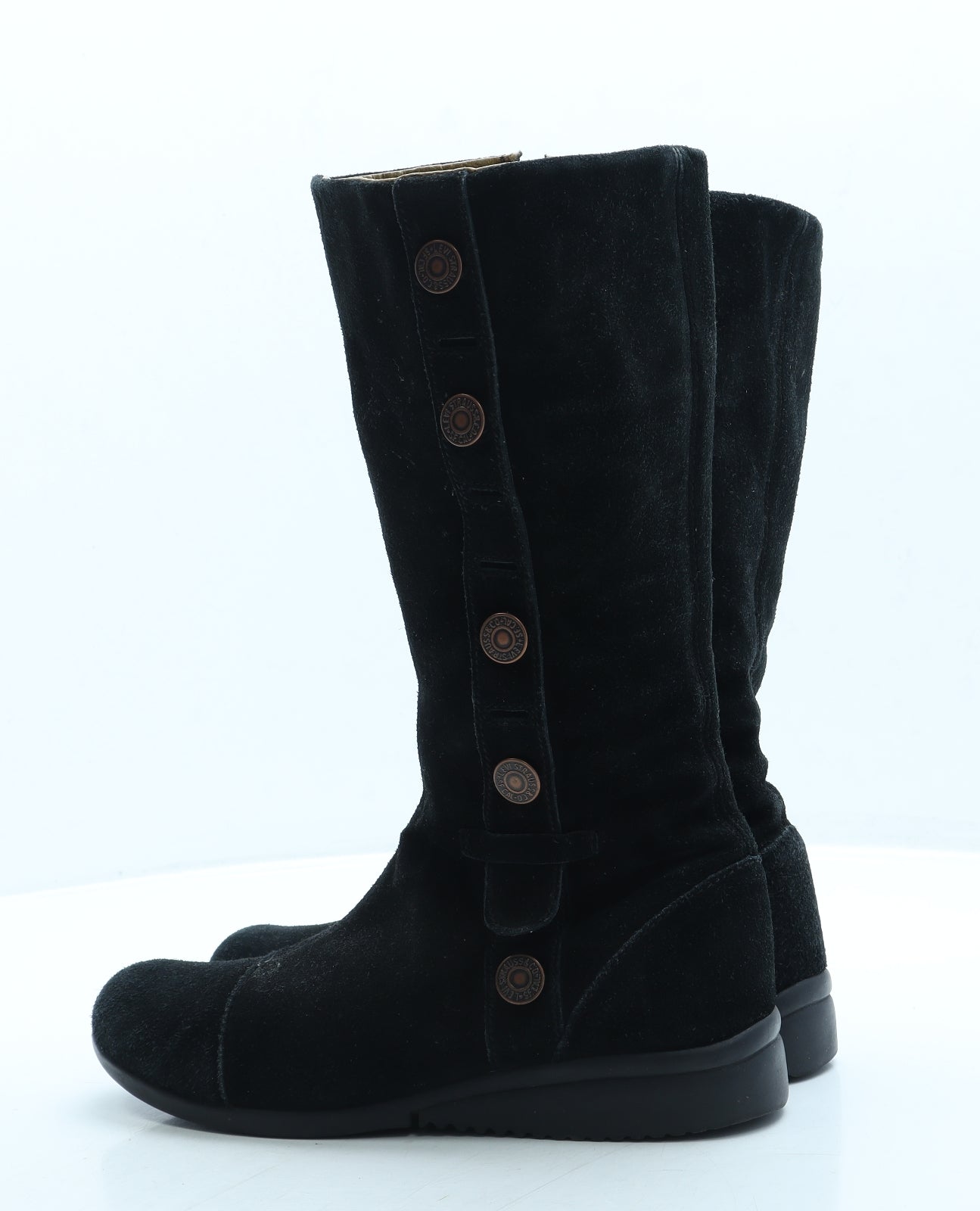 Levi's Womens Black Suede Bootie Boot UK 5 38