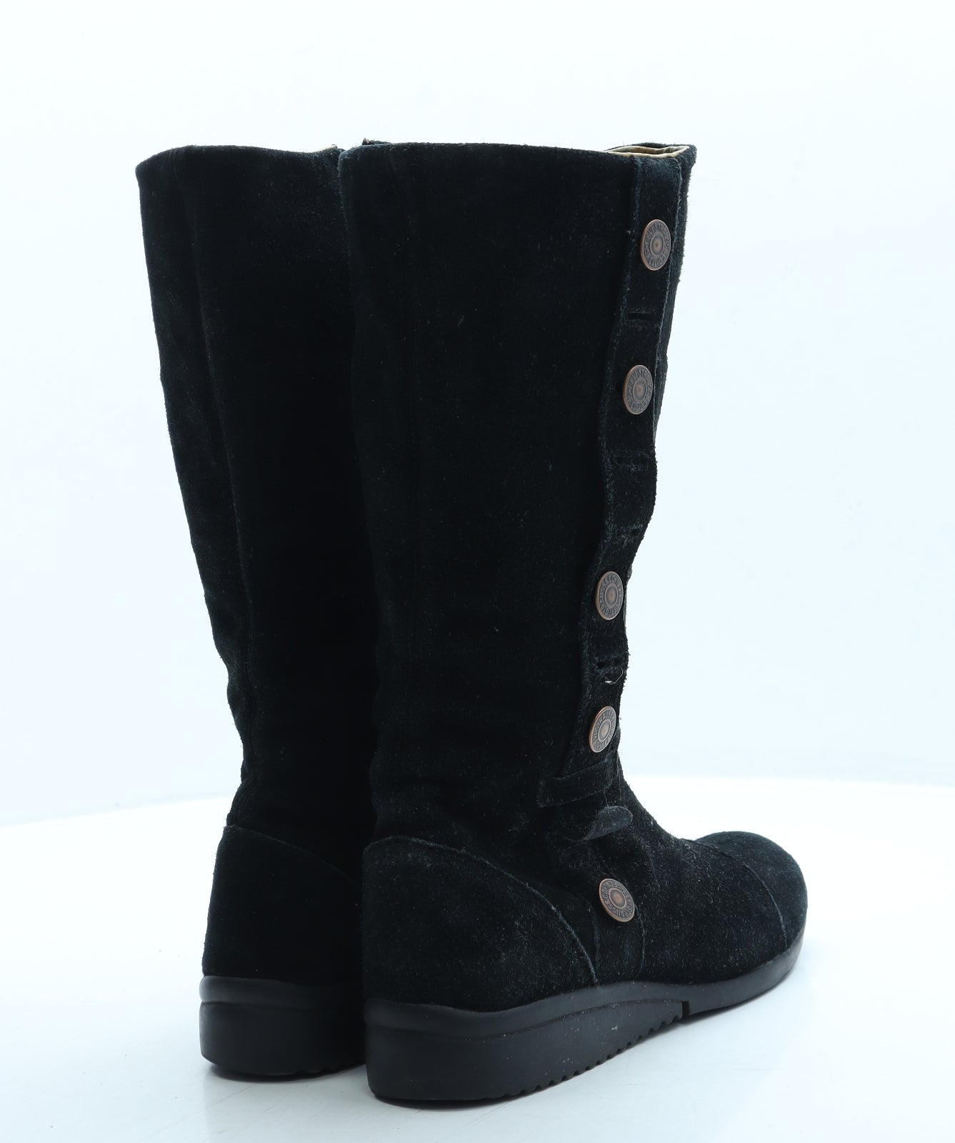 Levi's Womens Black Suede Bootie Boot UK 5 38