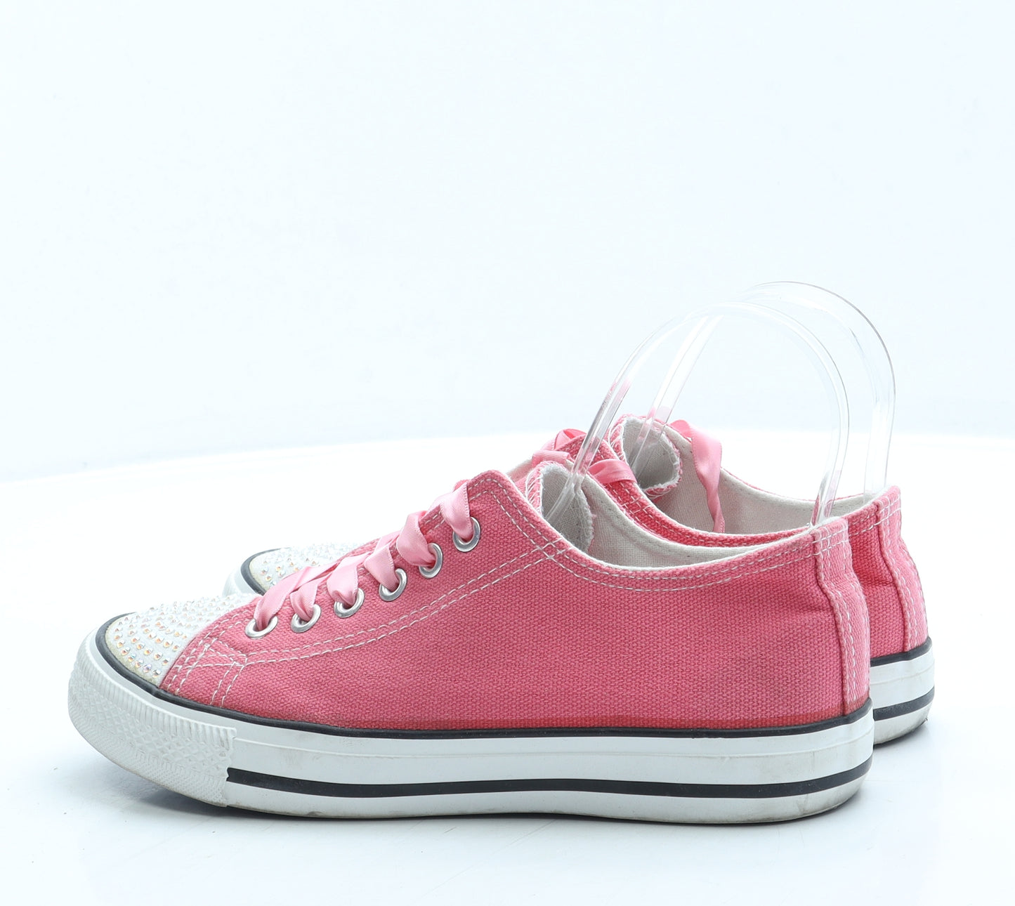 Preworn Womens Pink Fabric Trainer UK 6 39